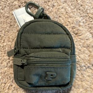 PINK Victoria's Secret Green Key & Card Holder